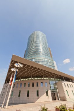Bratislava Slovakya Ulusal Bankası gökdelen