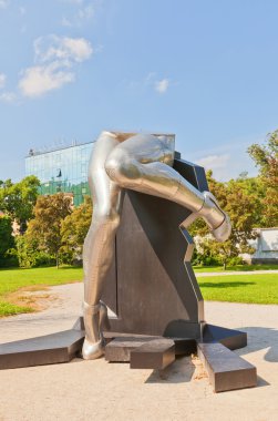 Kadın bacakları sanat yükleme Bratislava