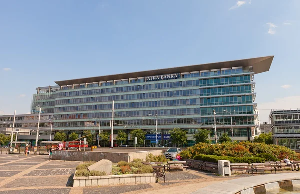 Office of Tatra Bank in Bratislava, Slovakia — Stock Photo, Image