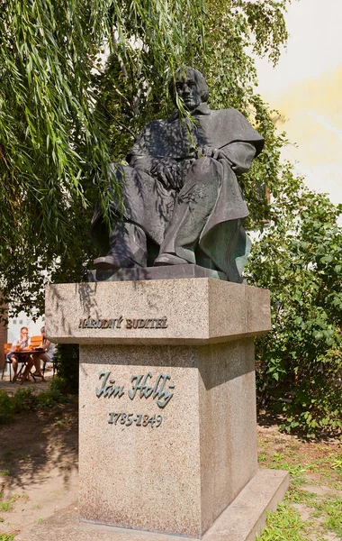 Estátua de Jan Holly em Bratislava — Fotografia de Stock