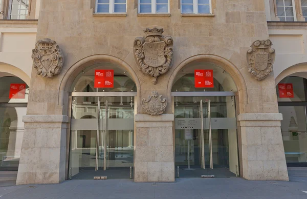 Entrance of Bratislava City Museum, Slovakia — Stock Photo, Image