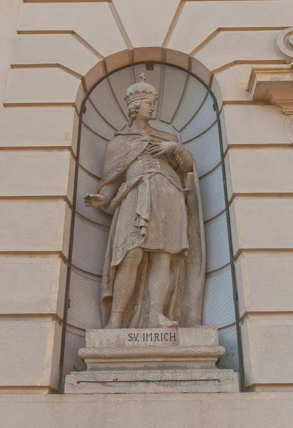 Estatua de San Esmerico de Hungría en Bratislava, Eslovaquia — Foto de Stock