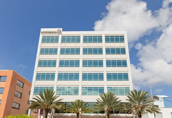 Kantoor van Butterfield Bank in George Town van Grand Cayman eiland Stockfoto