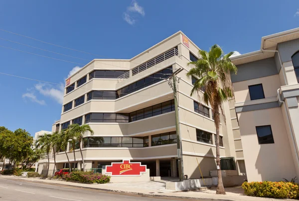 Office of CIBC in George Town of Grand Cayman Island — Stock Photo, Image