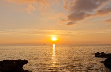 Sunset bulvarında Grand Cayman Adaları'ndaki, Cayman Adaları