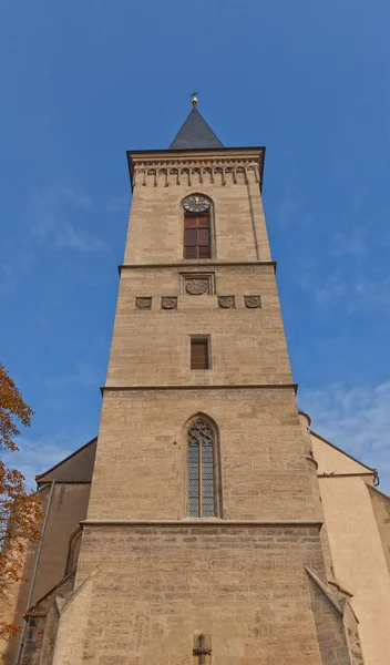 Zvonice kostela ze Na Náměti v Kutné Hoře — Stock fotografie