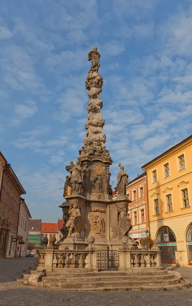 Coluna da peste (1716) em Kutna Hora, República Checa — Fotografia de Stock