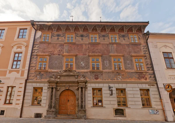 Casa U Mramoru din orașul Kutna Hora, site-ul UNESCO — Fotografie, imagine de stoc