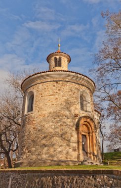 St Martin (Xi c.) Prag Vysehrad Rotunda. UNESCO tarafından