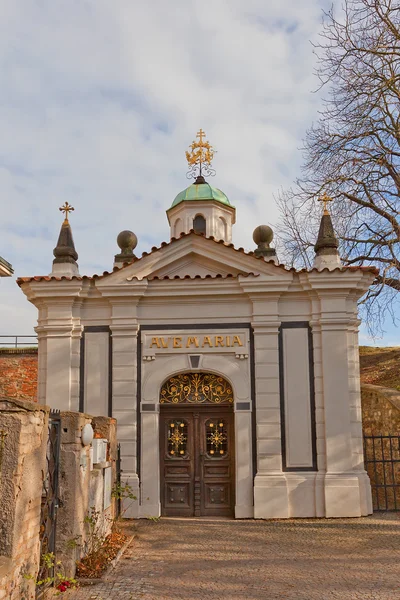 Ξωκλήσι της Παναγίας της τις επάλξεις του Vysehrad στην Πράγα — Φωτογραφία Αρχείου