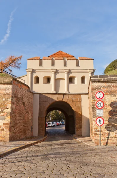 Porta del Tabor (1683) del forte di Vysehrad a Praga. Sito UNESCO — Foto Stock