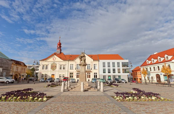 Masarykovo náměstí v Brandýse nad Labem, Česká republika — Stock fotografie