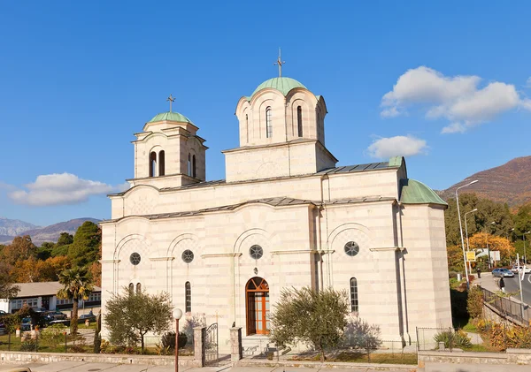 Church of Saint Sava in Tivat, Montenegro — Stock Photo, Image