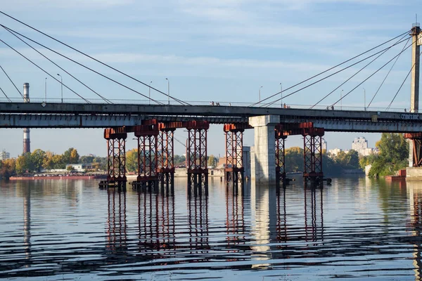 Starý Most Kyjev Ukrajina — Stock fotografie