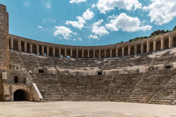 Romeins Amfitheater Van Aspendos Belkiz Antalya Turkije — Stockfoto