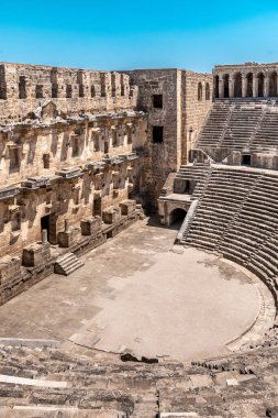 Aspendos Roma amfi tiyatrosu, Belkiz - Antalya, Türkiye.