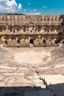 Aspendos Roma amfi tiyatrosu, Belkiz - Antalya, Türkiye.
