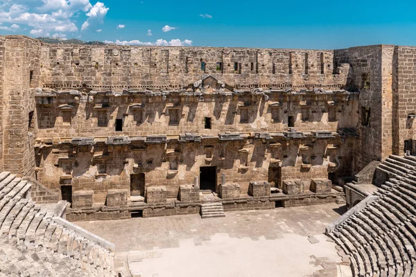 Aspendos Roma amfi tiyatrosu, Belkiz - Antalya, Türkiye.