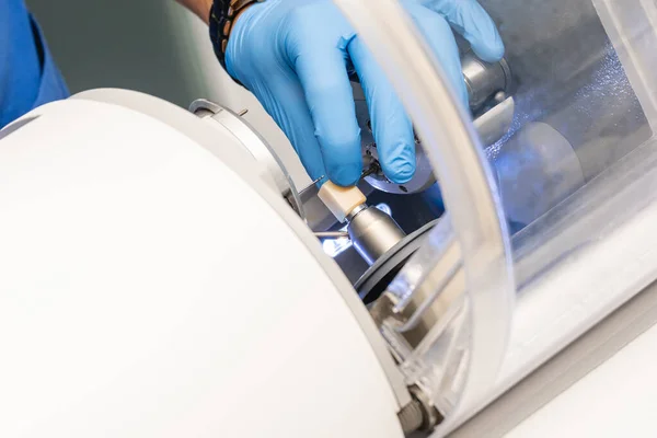 Cad Cam Стоматологическая Компьютерная Машина Цифровая Современная Стоматологическая Лаборатория Протезирования — стоковое фото