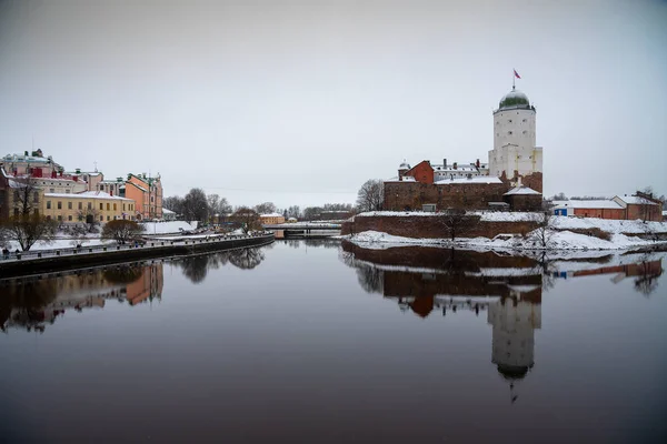 Fortress Vyborg City Sight — Stock Photo, Image