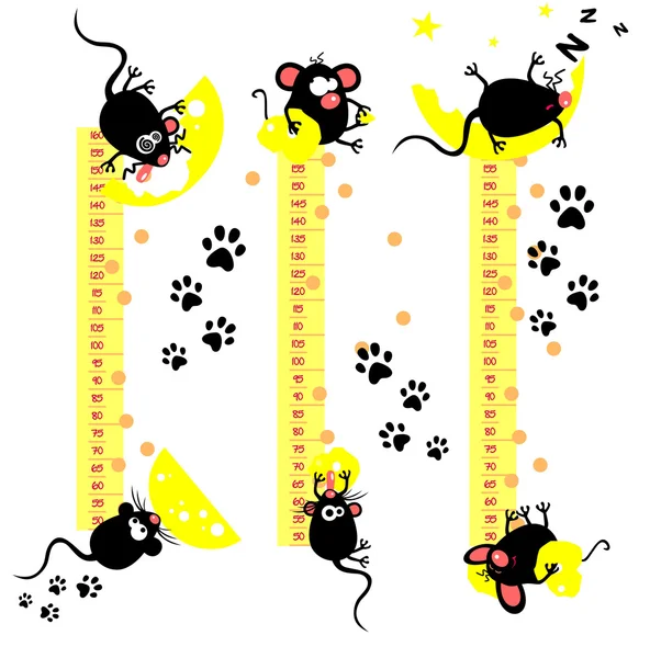 Funny mice — Stock Vector