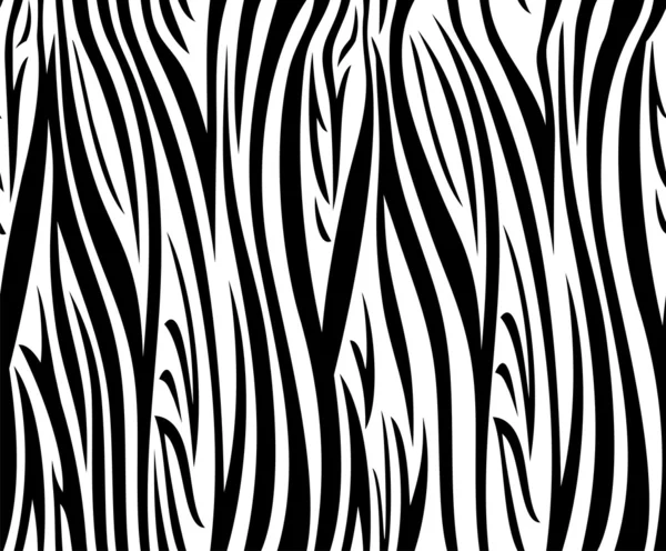 Seamless Zebra Pattern — Stock Vector