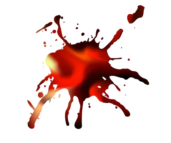 Blot of blood — Stock Vector