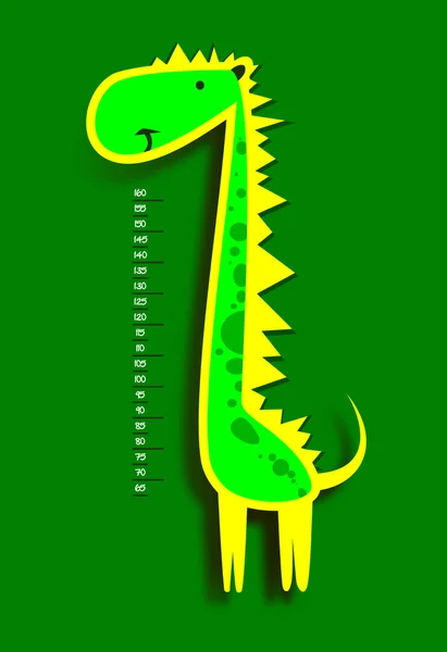 Dinosaure drôle — Image vectorielle