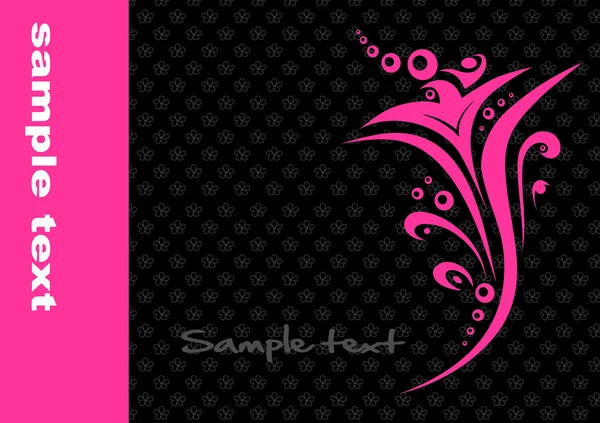 Pink flower — Stock Vector