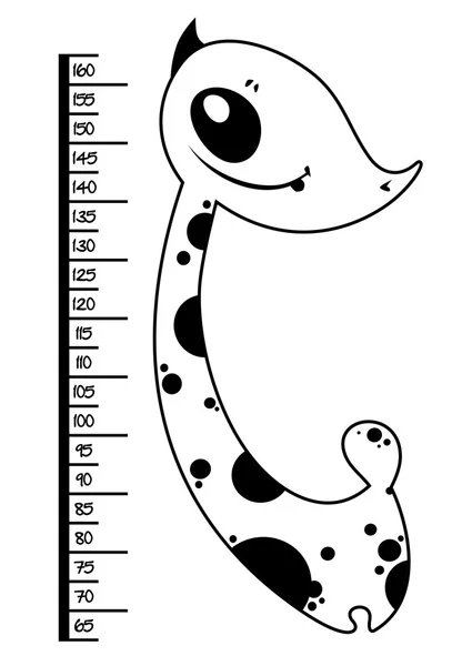 Medida de altura do bebê —  Vetores de Stock