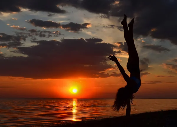 Gimnasta.. — Foto de Stock