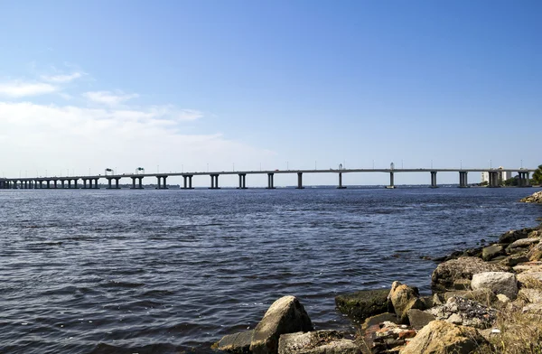 Ponte de Warren Fuller Jacksonville Florida Fotografias De Stock Royalty-Free
