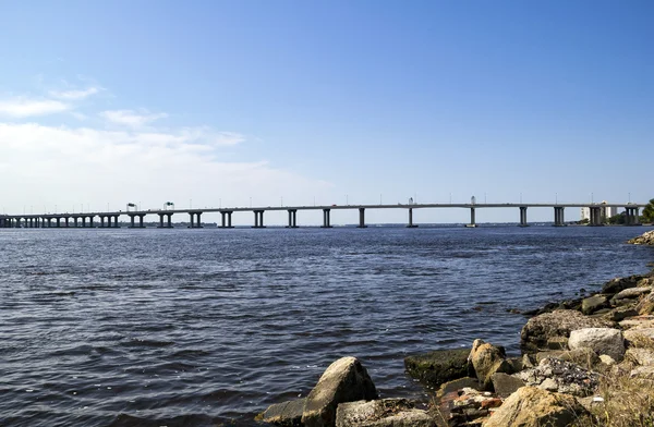 Fuller Warren Bridge Jacksonville Florida Foto Stock Royalty Free