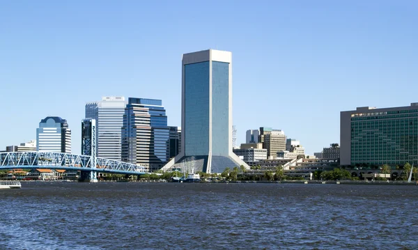 Panoramę centrum Jacksonville, Florida — Zdjęcie stockowe