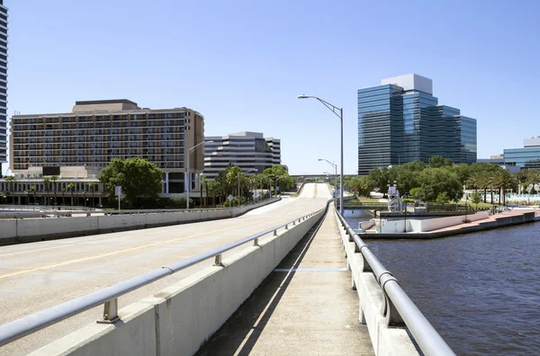 Puste miasto ulica, Jacksonville, Florida — Zdjęcie stockowe