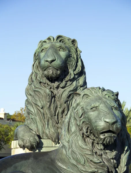 Estátua do Leão Histórico em San Marco — Fotografia de Stock