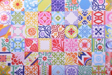 geometrik soyut renkli arka plan