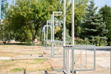 Açık hava atış poligonu, spor nişan antrenmanı.
