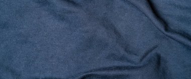 Renkli giysilerin buruşuk ve buruşuk dalgaları Tekstil dokusu, geniş afiş