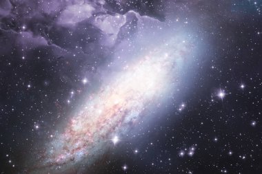 soyut bilim dış uzay galaksisi arka planı, evrenin yıldızları. Bu görüntünün unsurları Nasa tarafından desteklenmektedir