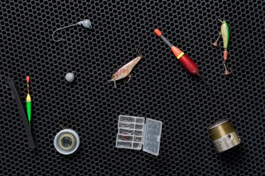 Basit bir balıkçılık sporu, yukarıdan görünüm