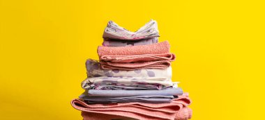 kopya alanı olan basit bir tekstil yığını