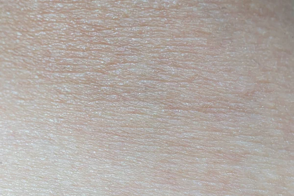 A close up macro texture of the human caucasian skin — Stock Photo, Image