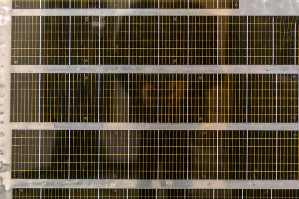 Primer plano de la célula solar para energía limpia b — Foto de Stock