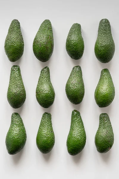 Ein pinkerton avocado flaches Liegemuster — Stockfoto