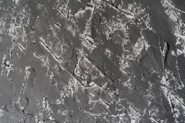 Eski binada gri beton zemin, grunge yüzey, soyut dokular.