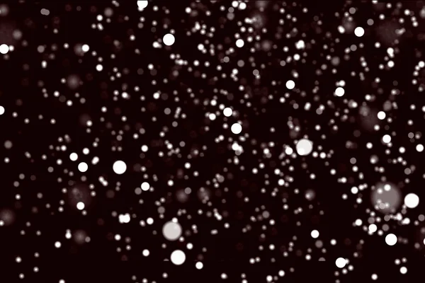 Schnee Textur auf schwarzem Hintergrund, abstrakte Kunst b — Stockfoto