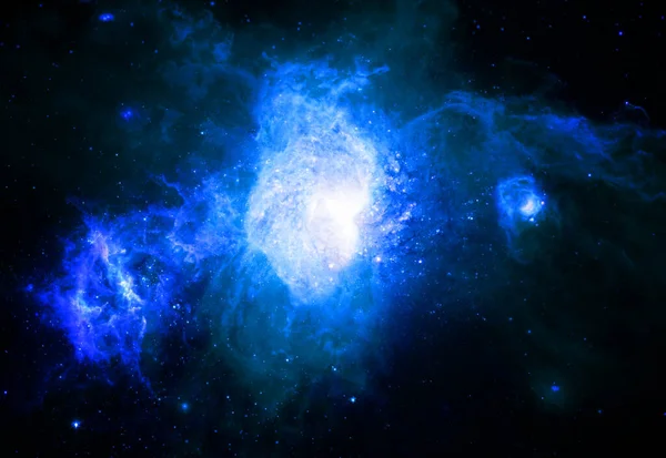 Красочная космическая туманность, бесконечное количество планет и звезд, элементы этого изображения, представленные НАСА b — стоковое фото