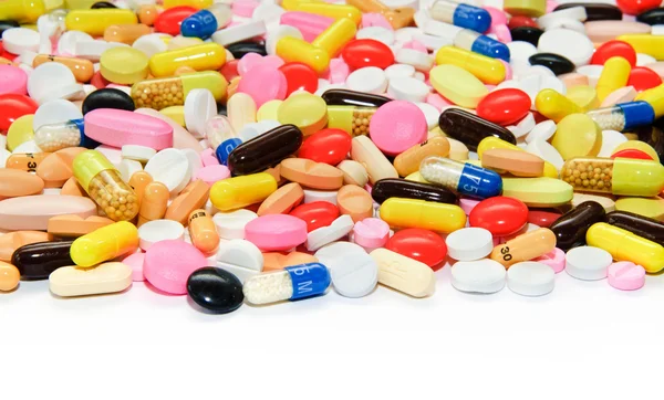 Színes tabletták Stock Kép