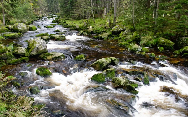 Cascada de río de montaña — Foto de Stock